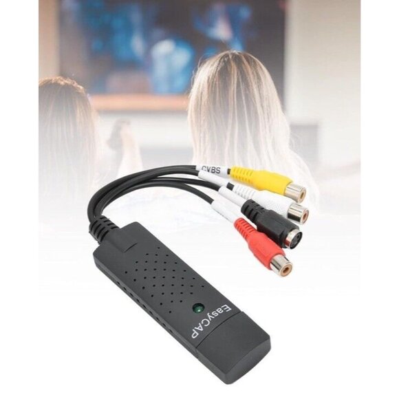 Easy Capture 2.0 Video Adapter With Audio Capture Edit High Quality Video Audio - Picture 7 of 12